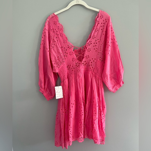 Free people Lottie Dress Pink Fizz - Picture 7 of 9